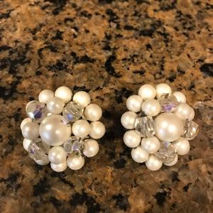 Vintage Clip On Earrings